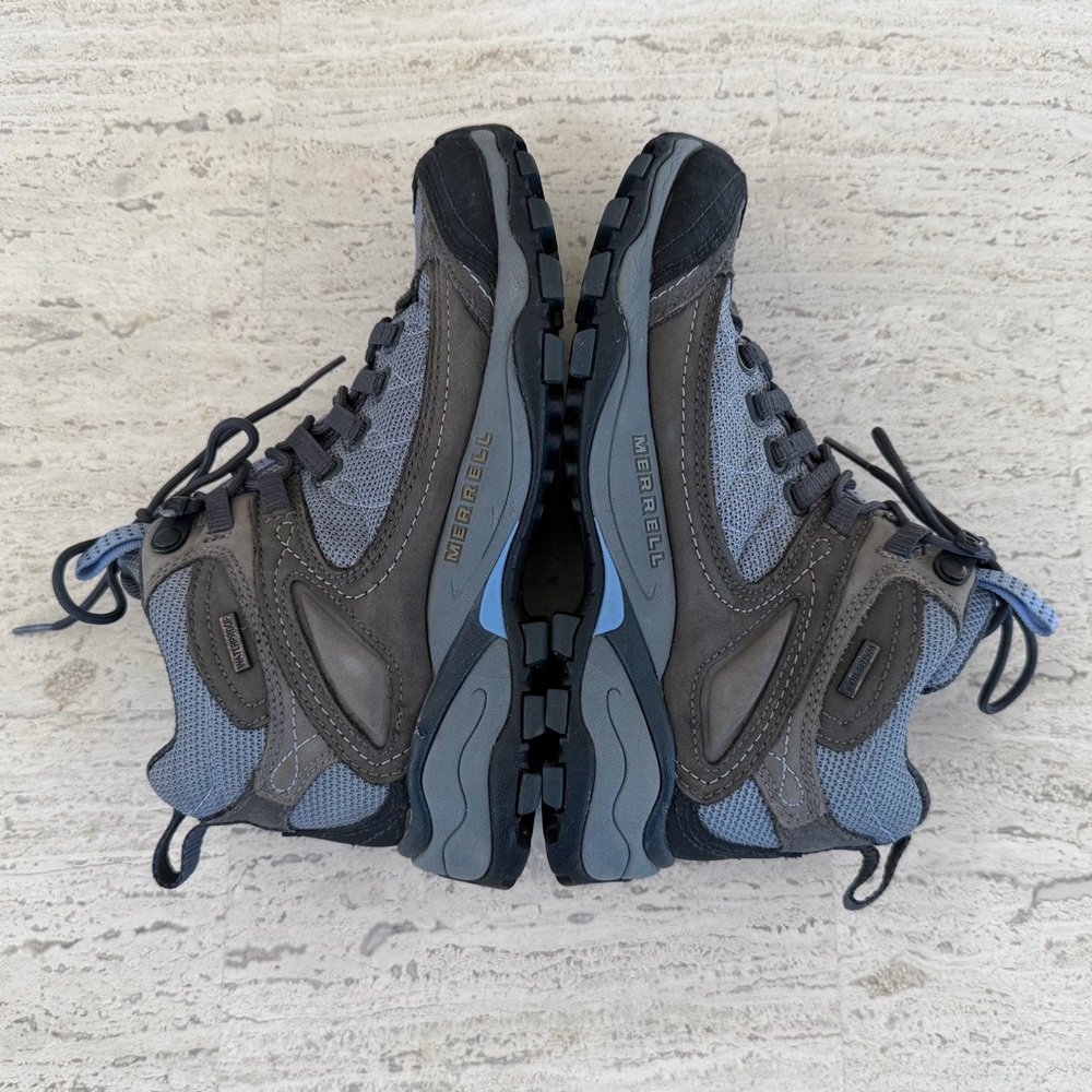 Merrell Pandora Breeze Waterproof Hiking Boots in Dark Shadow | Size Women’s 6 M - Picture 4 of 11